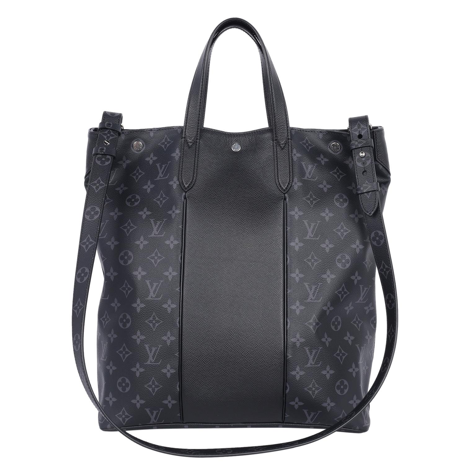 Louis Vuitton Taiga Monogram Eclipse Outdoor Tote Black 3