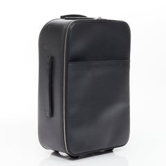 LOUIS VUITTON Taiga Pegase 60 Business black rolling suitcase luggage