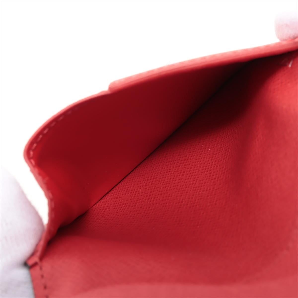 Louis Vuitton Taiga Pocket Organizer Marine Rouge Card Case 4