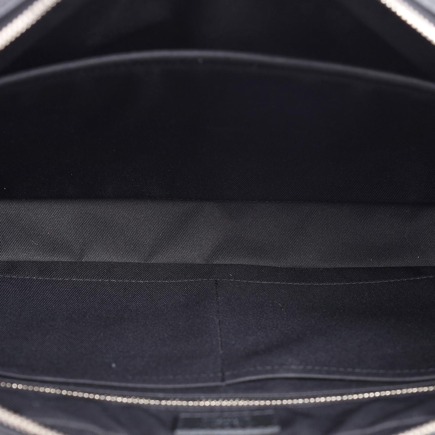Louis Vuitton Taiga Porte-Documents Business Messenger Bag Black 9