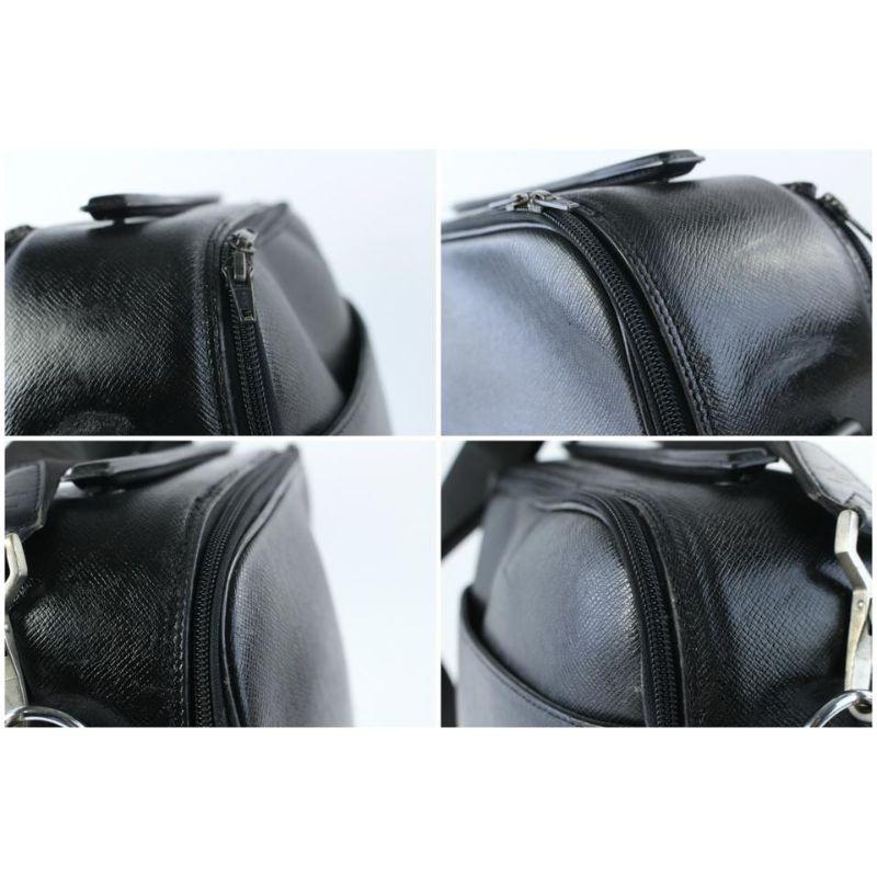 Louis Vuitton Taiga Tura 2way Luggage 7lz0802 Black Leather Messenger Bag 4