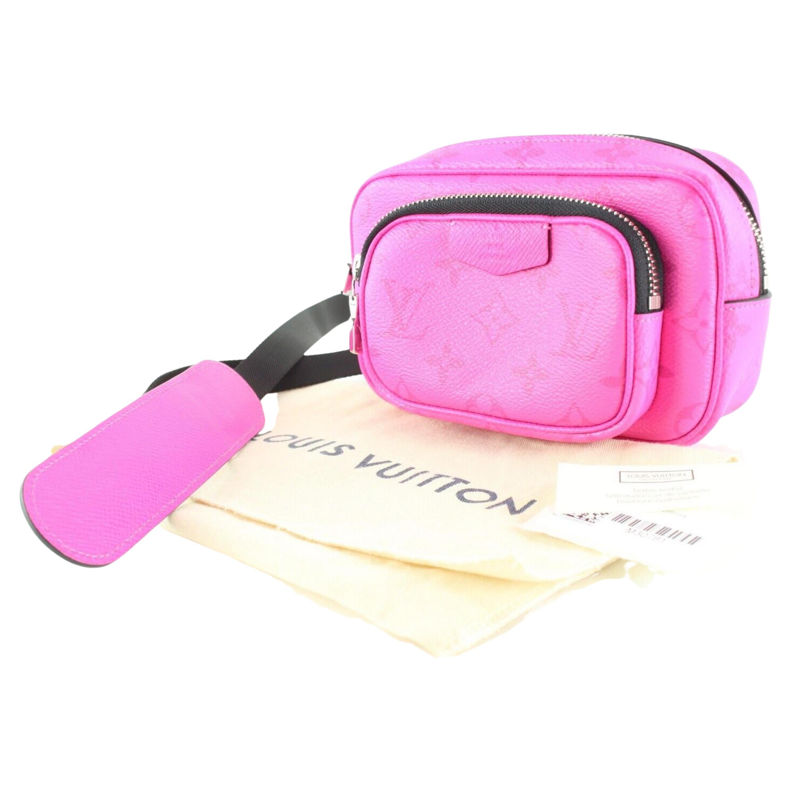 Louis Vuitton Taigarama Neon Fuchsia Pink Pocket Organizer Brand New Super  Hot!!