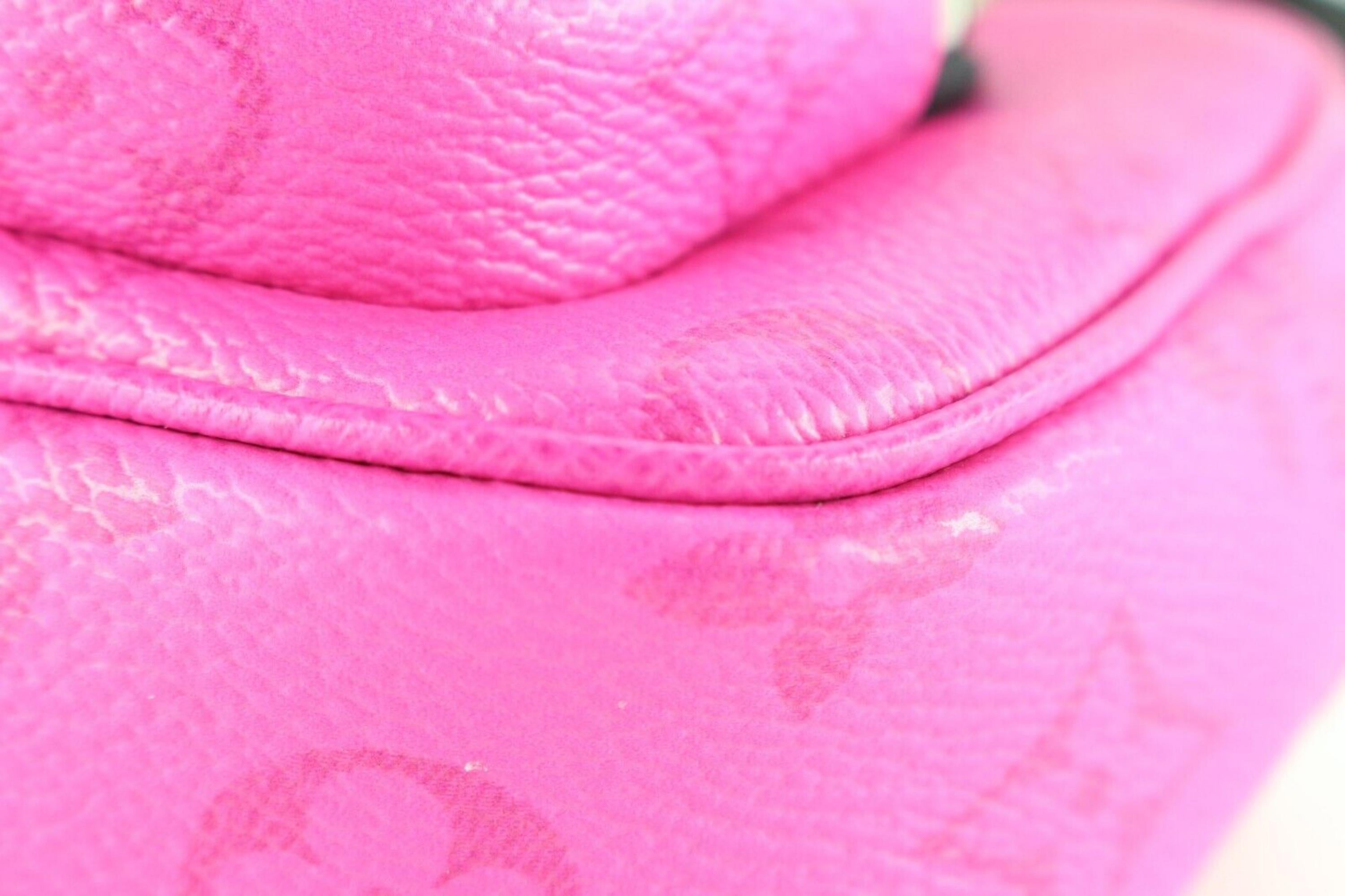 Women's Louis Vuitton Taigarama Monogram Neon Pink Bumbag Outdoor Crossbody 5LV0123