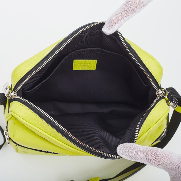 LOUIS VUITTON Neon Yellow Bahai Eclipse Monogram Taigarama Outdoor  Messenger Bag - ShopperBoard