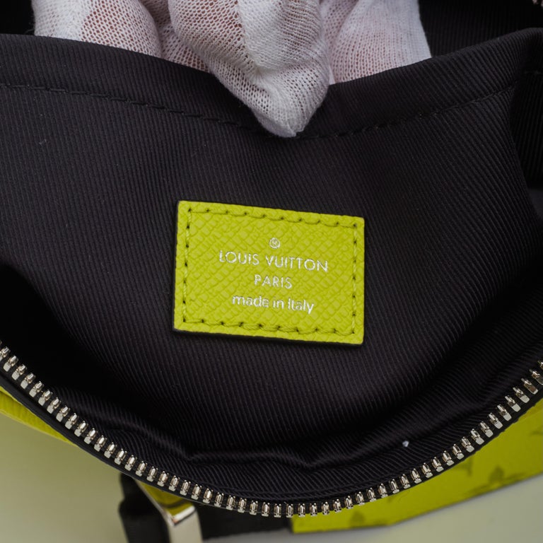 Louis Vuitton Yellow Monogram Taïgarama Outdoor Messenger Leather