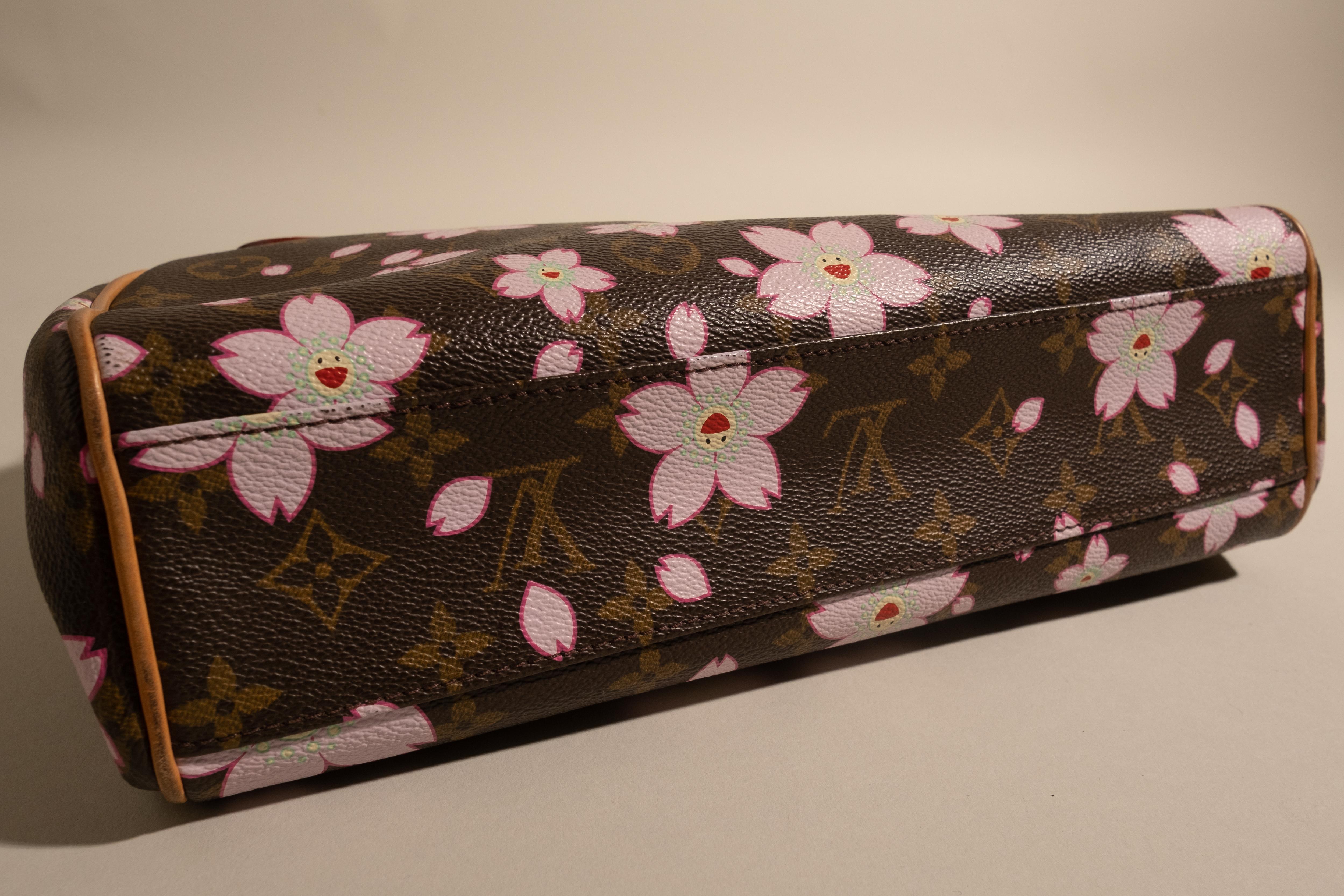 Louis Vuitton Takashi Murakami 2003 Cherry Blossom Handbag For Sale 2