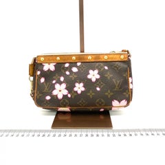 Louis Vuitton Takashi Murakami Cherry Blossom Pochette Accessoire Brown Monogram