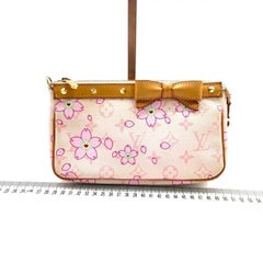 Louis Vuitton Takashi Murakami Cherry Blossom Pochette Accessoire Pink Monogram