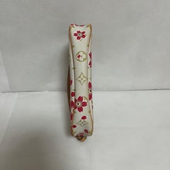 Louis Vuitton Takashi Murakami Cherry Blossom Pochette Accessoire White Monogram