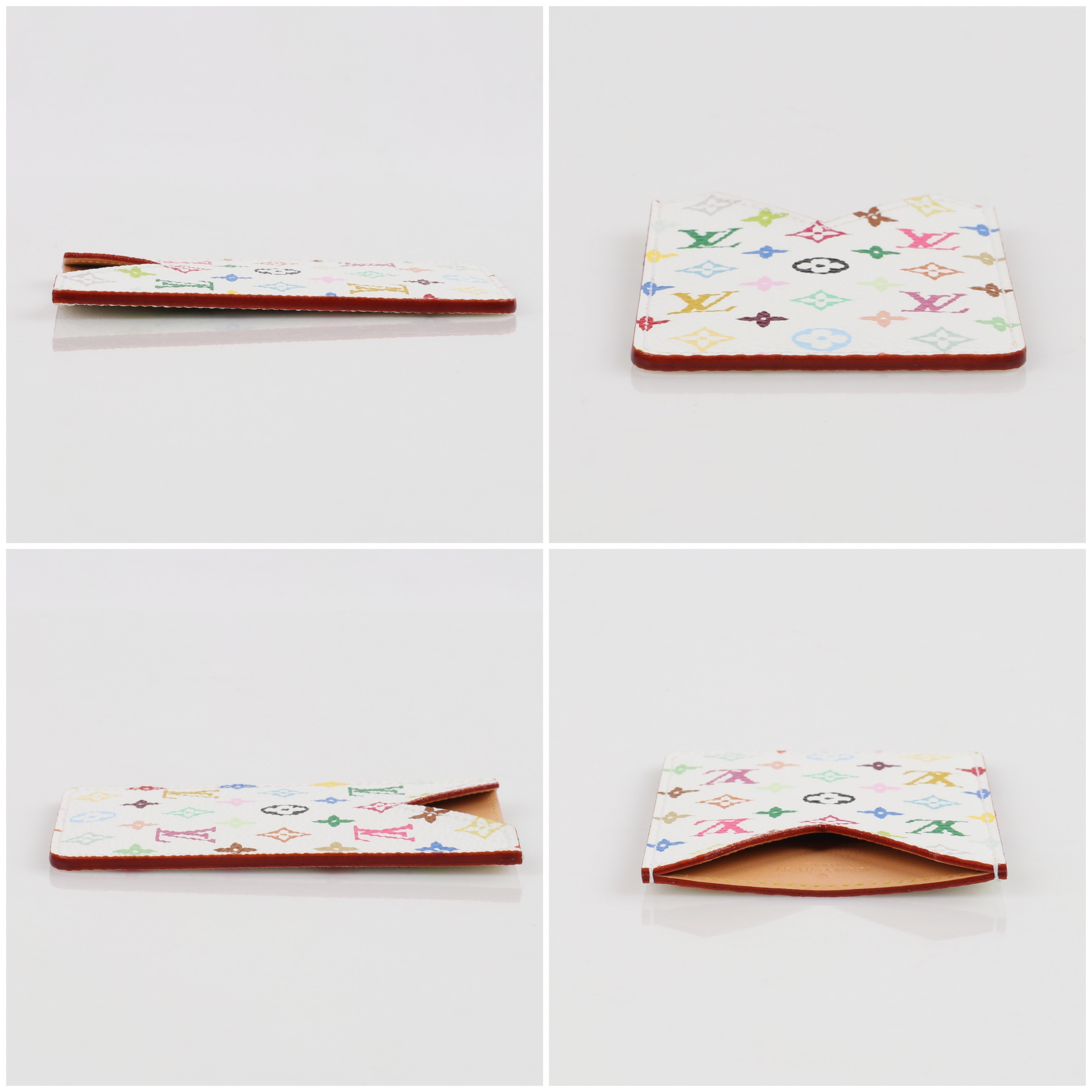 De las mujeres LOUIS VUITTON Takashi Murakami Edición Limitada Espejo Monograma Multicolor NIB