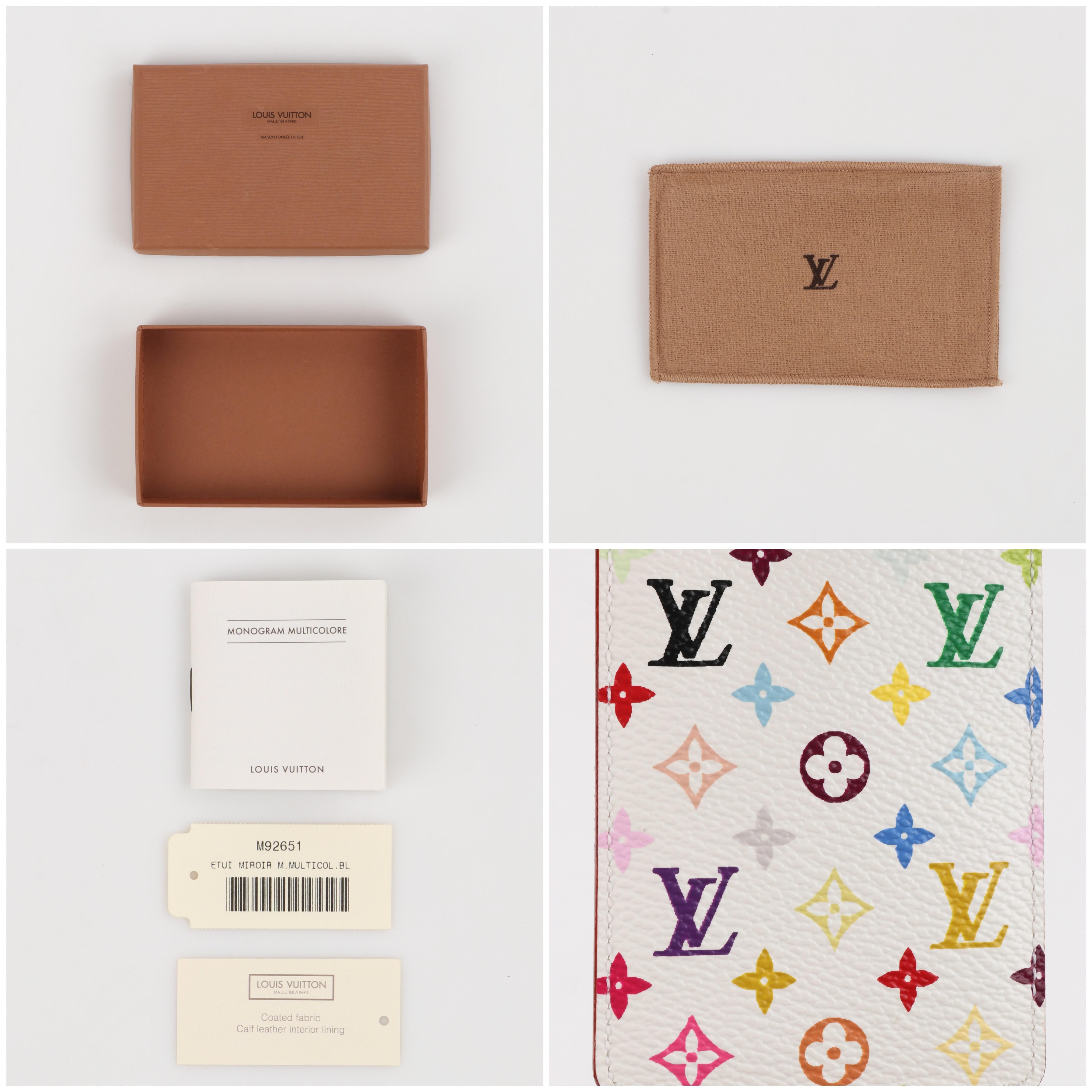 LOUIS VUITTON Takashi Murakami Edición Limitada Espejo Monograma Multicolor NIB 3