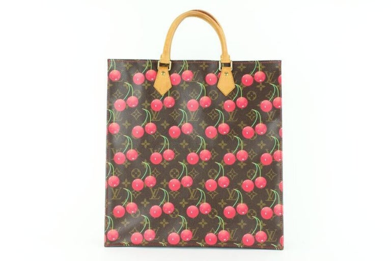 Louis Vuitton Takashi Murakami Monogram Cherries Sac Plat Tote 70L26a For  Sale at 1stDibs
