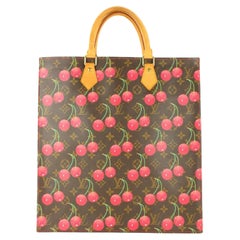 Louis Vuitton Takashi Murakami Monogram Cherries Sac Plat Tote 7LVJ1021