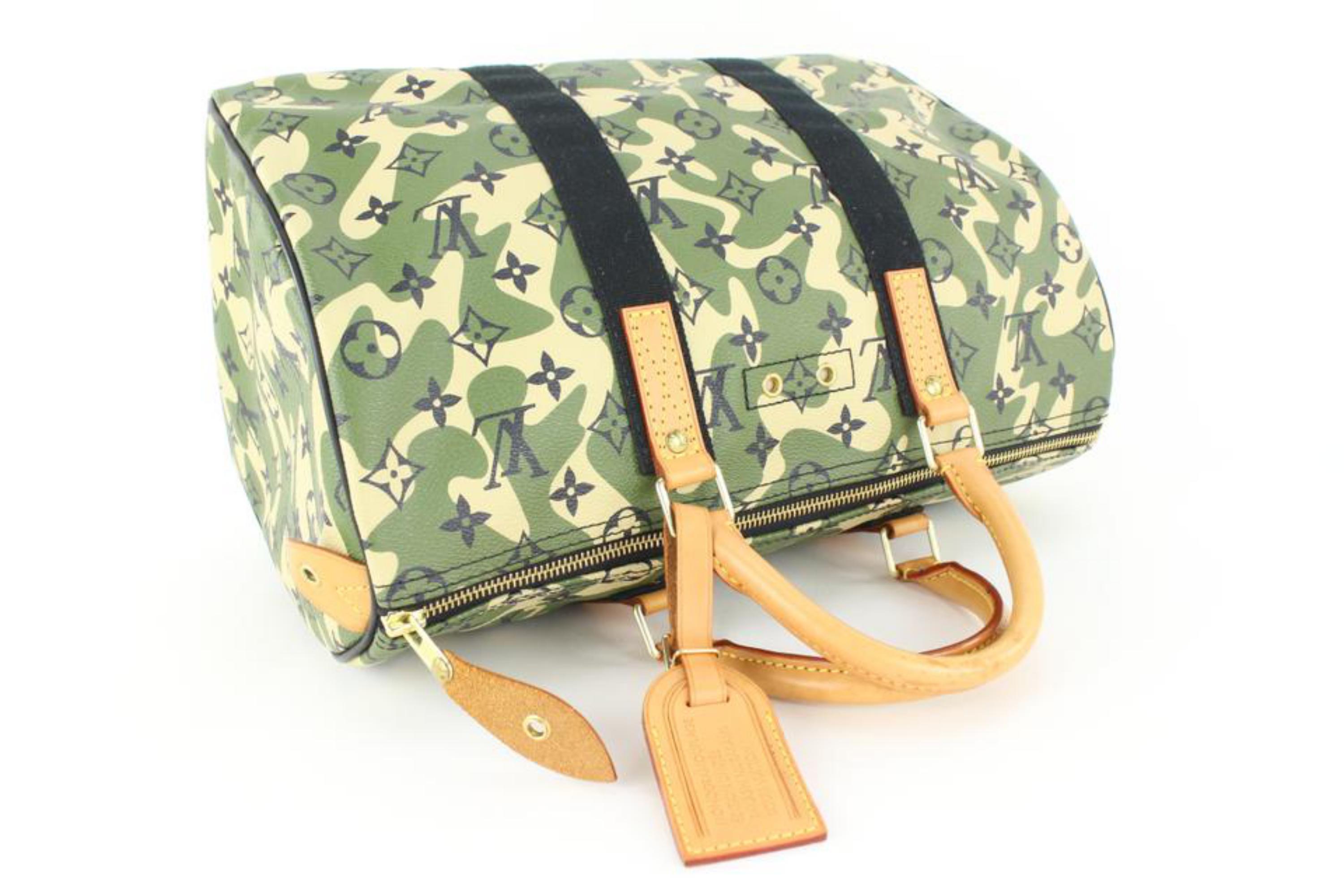 louis vuitton camo speedy