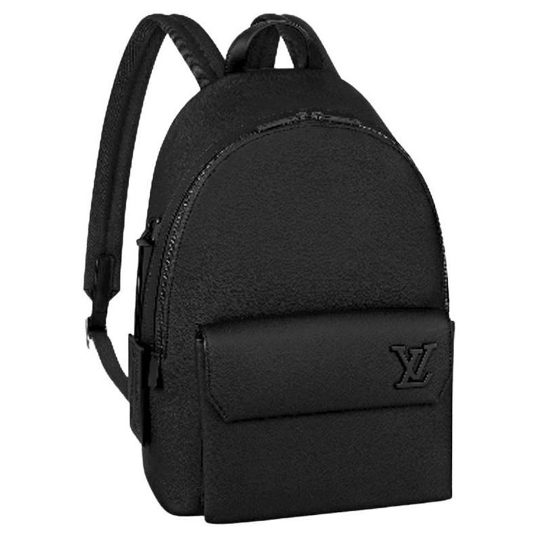 Louis Vuitton Takeoff Backpack Black Grained Calf Leather For Sale at  1stDibs
