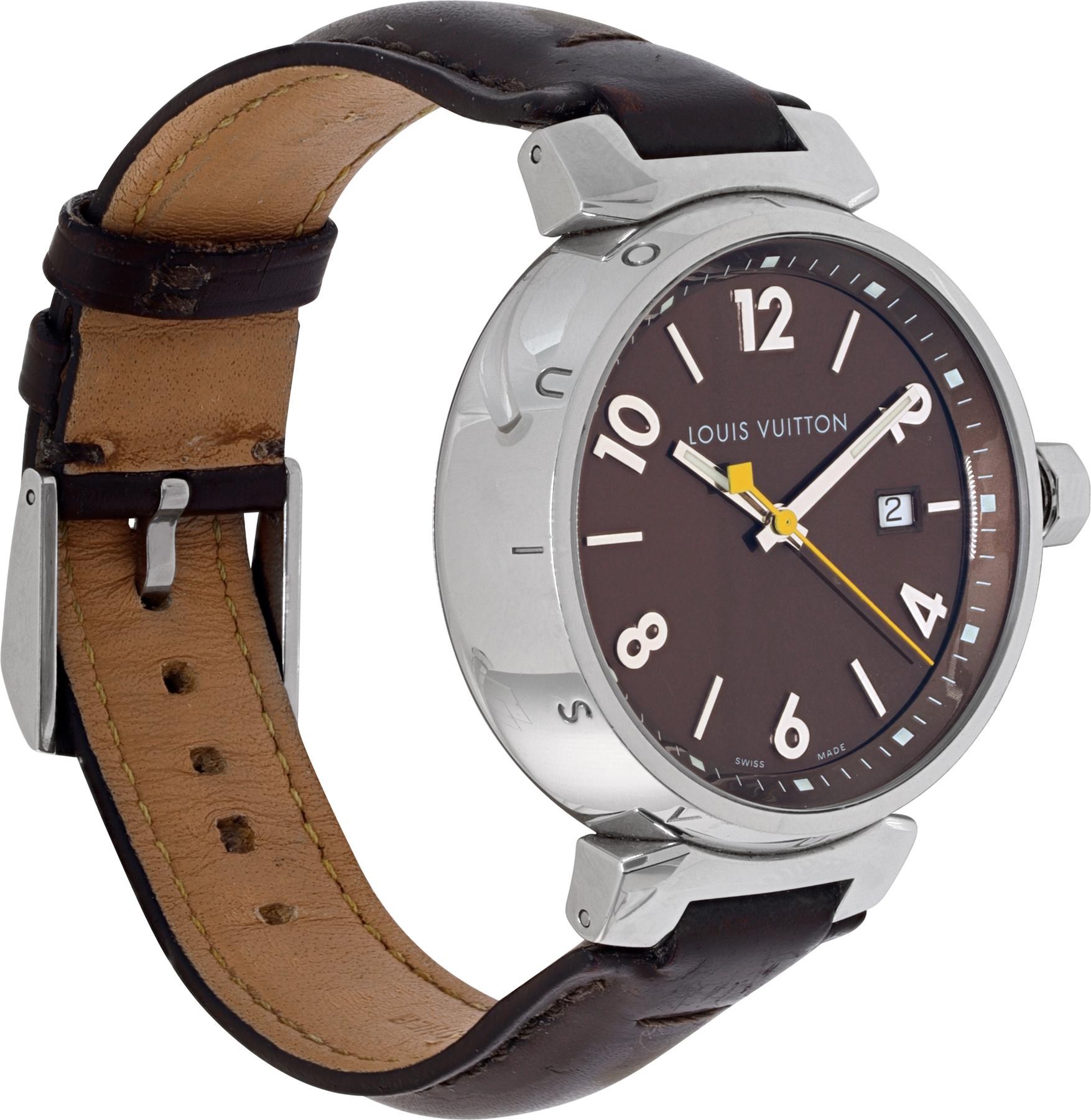 Louis Vuitton Tambour 39mm Q1111 In Excellent Condition In Surfside, FL