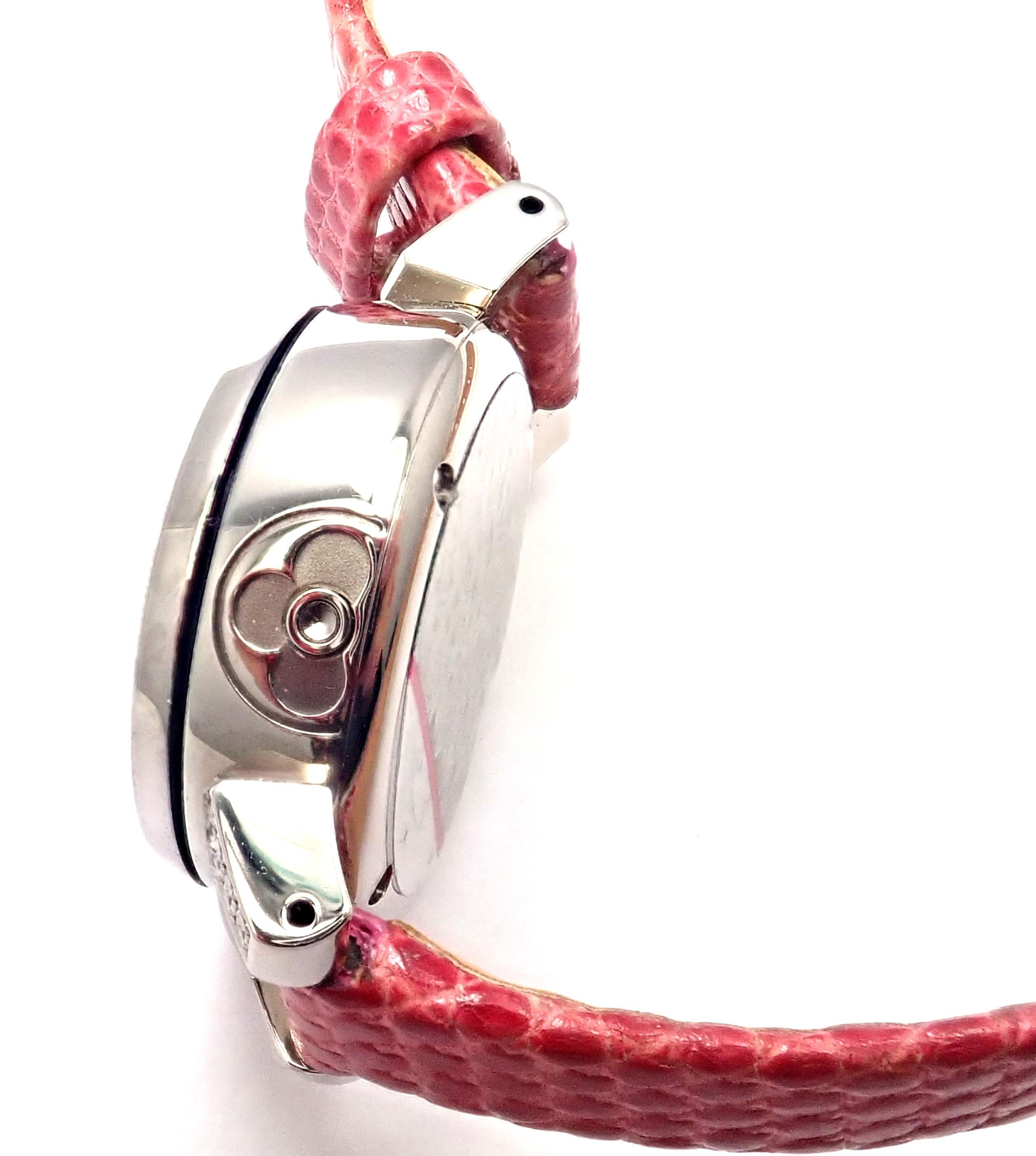 louis vuitton diamond watch