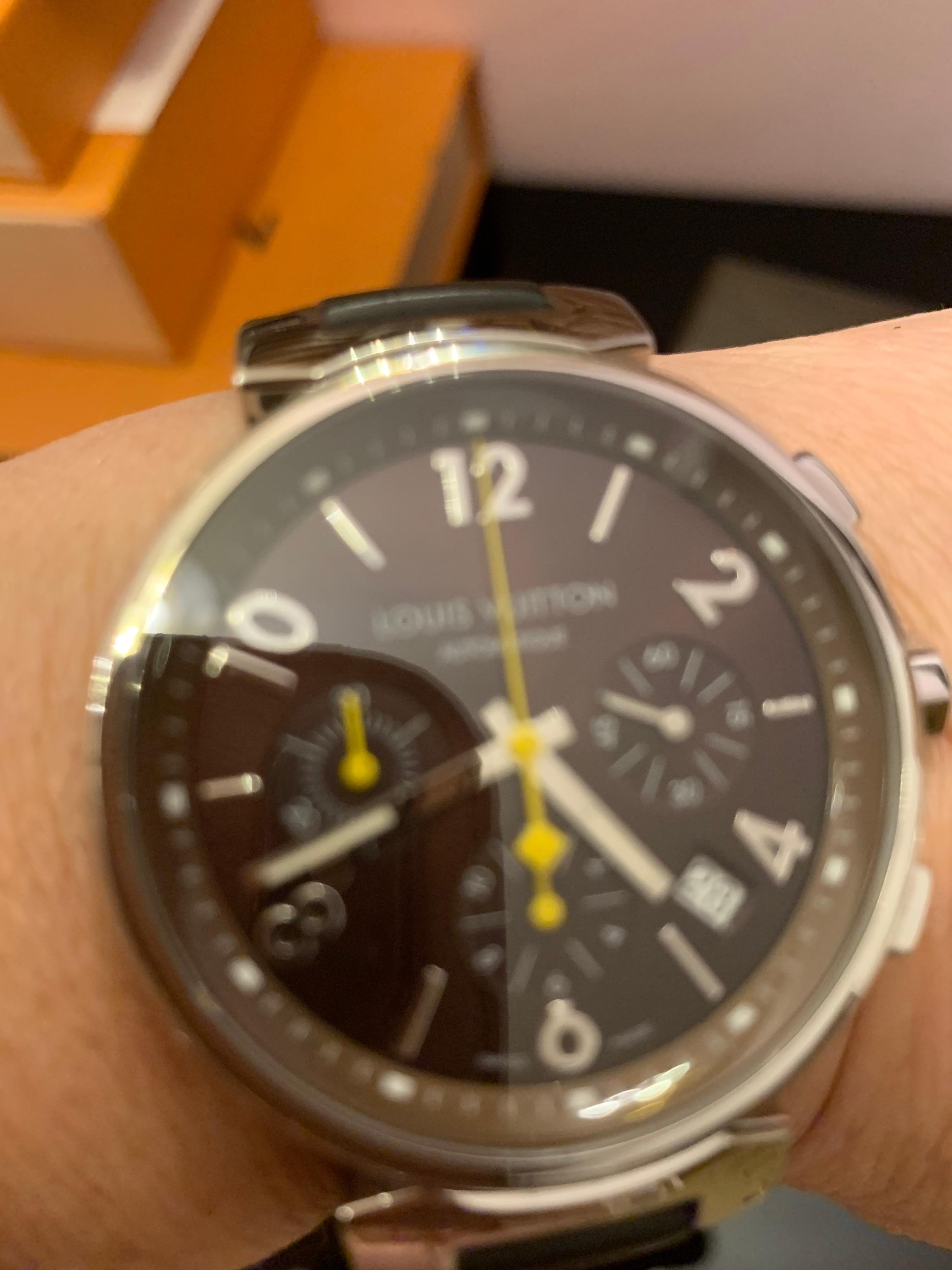 Orologio da uomo automatico Louis Vuitton Tambour Chronograph 5
