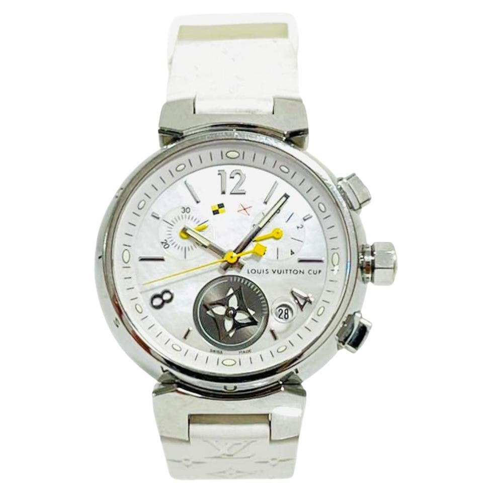 Louis Vuitton Tambour Chronograph Watch For Sale