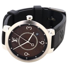 Louis Vuitton Tambour Grafitti Silver Watch