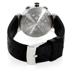 Louis Vuitton Montre unisexe Tambour Q11BG en acier inoxydable
