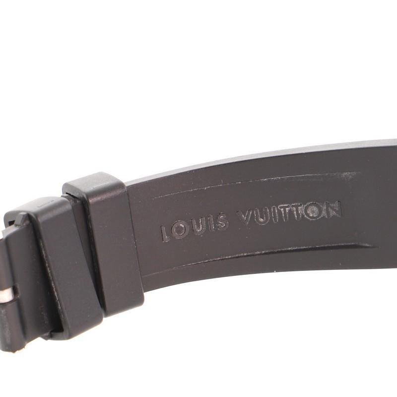 Louis Vuitton Tambour VVV GMT Automatic Watch Stainless Steel and Monogra 1