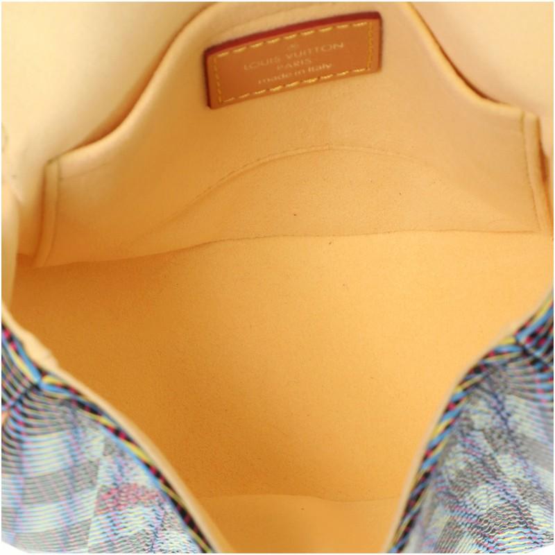 Louis Vuitton Tambourin NM Handtasche Damier Monogram LV Pop Segeltuch für Damen oder Herren