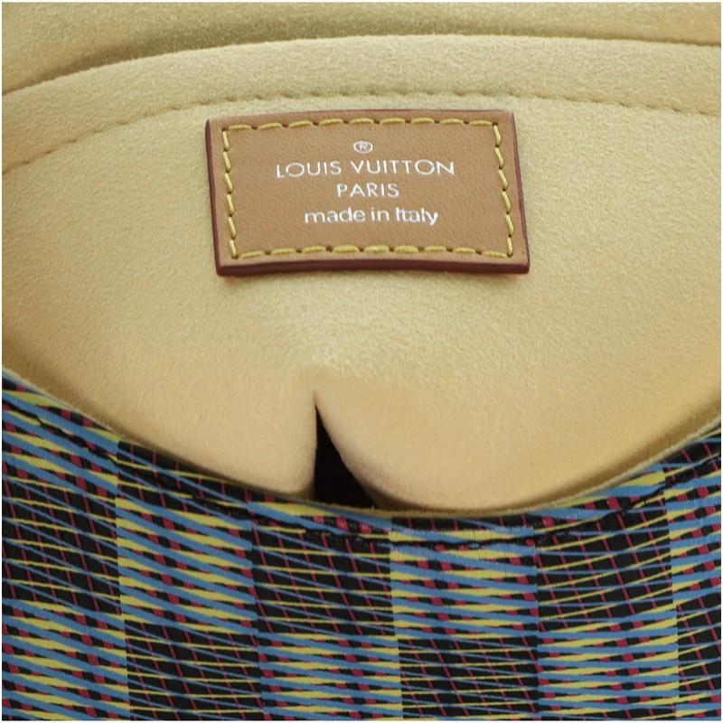 Gray Louis Vuitton Tambourin NM Handbag Damier Monogram LV Pop Canvas