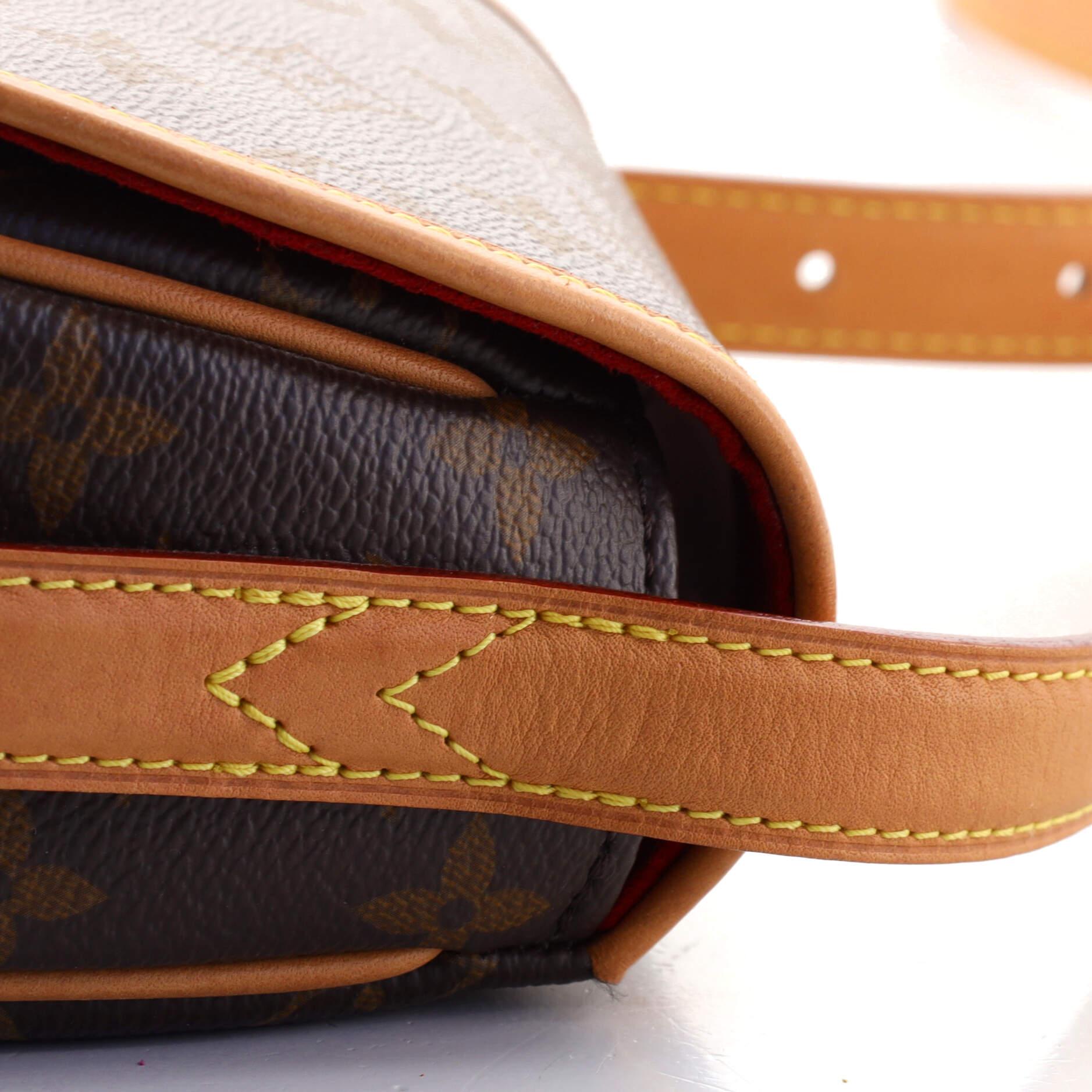 Brown Louis Vuitton Tambourin NM Handbag Monogram Canvas