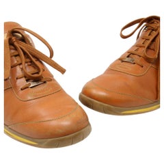 Louis Vuitton - Chaussures de sport en cuir de veau brun clair pour homme LV-S0917P-0163