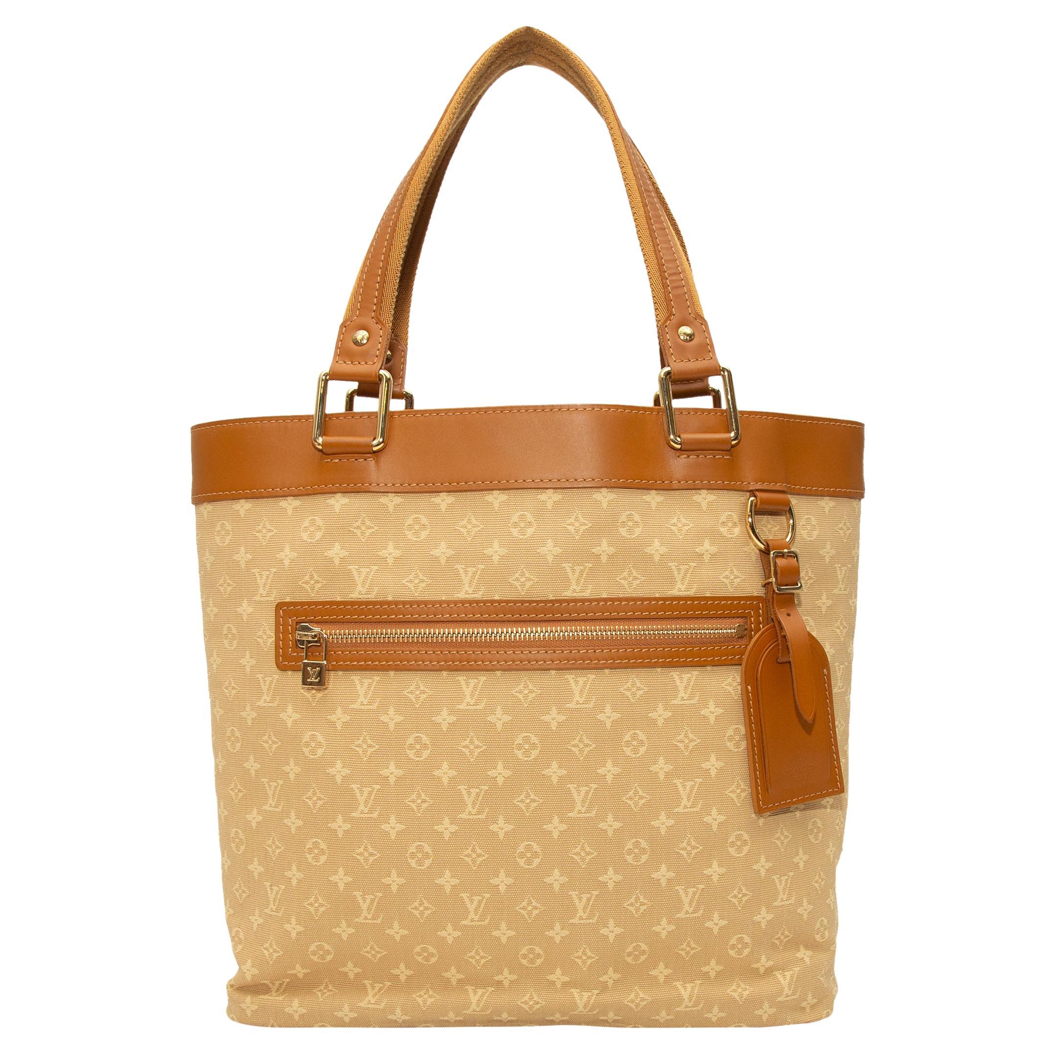 tan mini bag