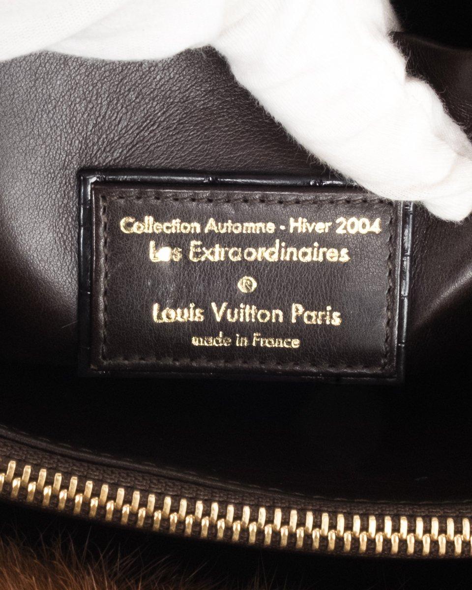 LOUIS VUITTON  Tan Monogram Mink and Crocodile Vision Le Fabuleux Handle Bag 3
