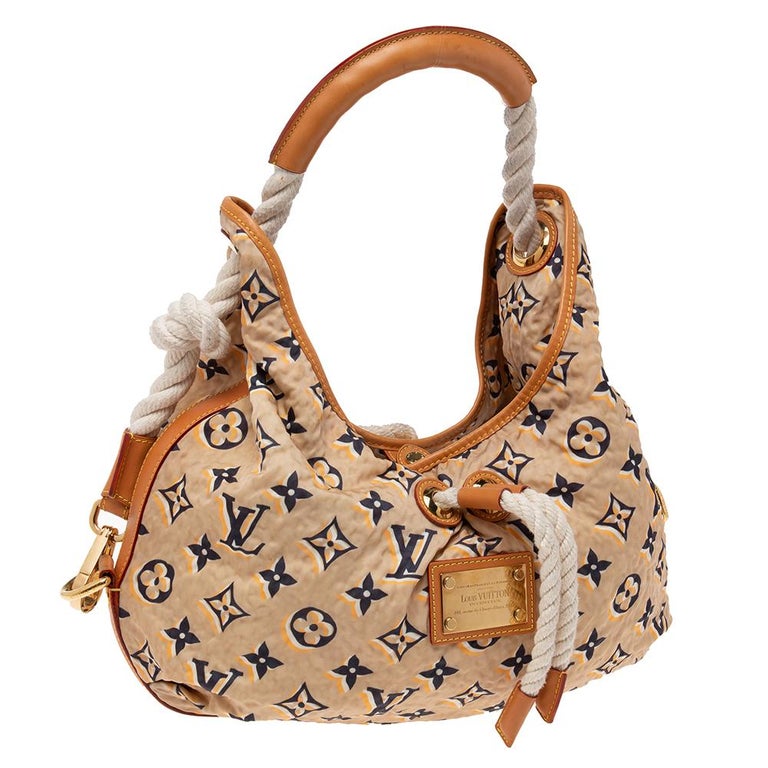 Louis Vuitton Tan Monogram Nylon Limited Edition Bulles MM Bag at