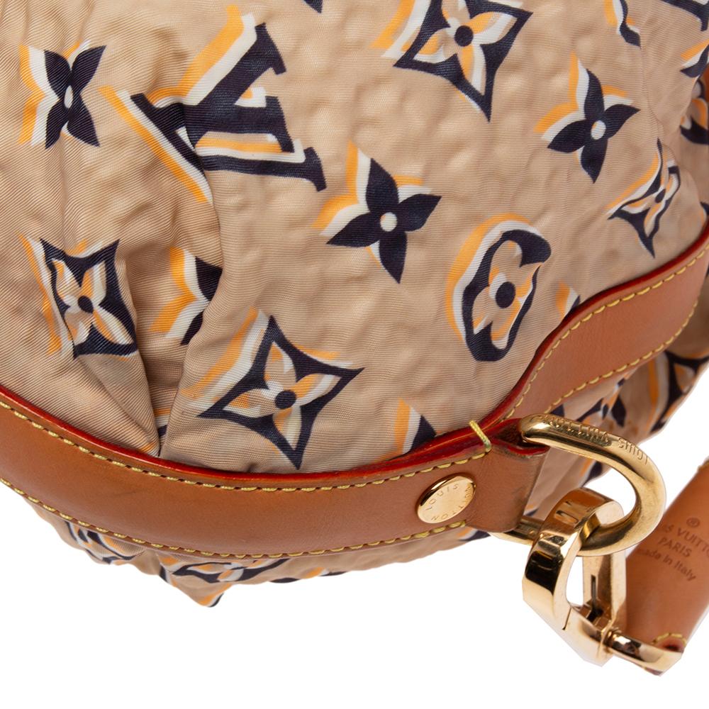 Louis Vuitton Tan Monogram Nylon Limited Edition Bulles MM Bag 1