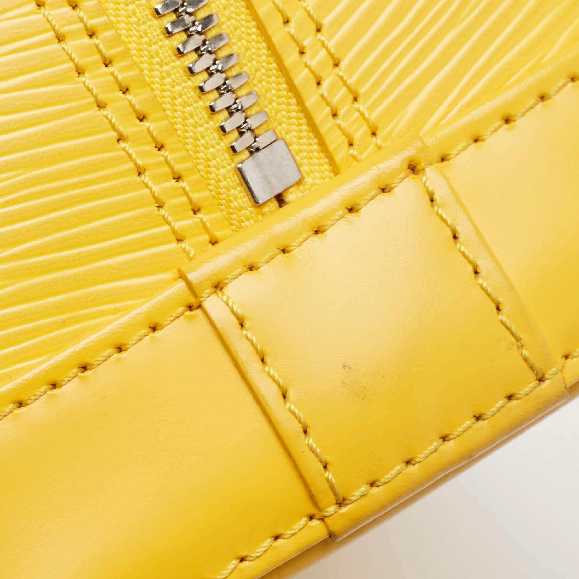 Louis Vuitton Tassil Yellow Epi Leather Alma PM 11
