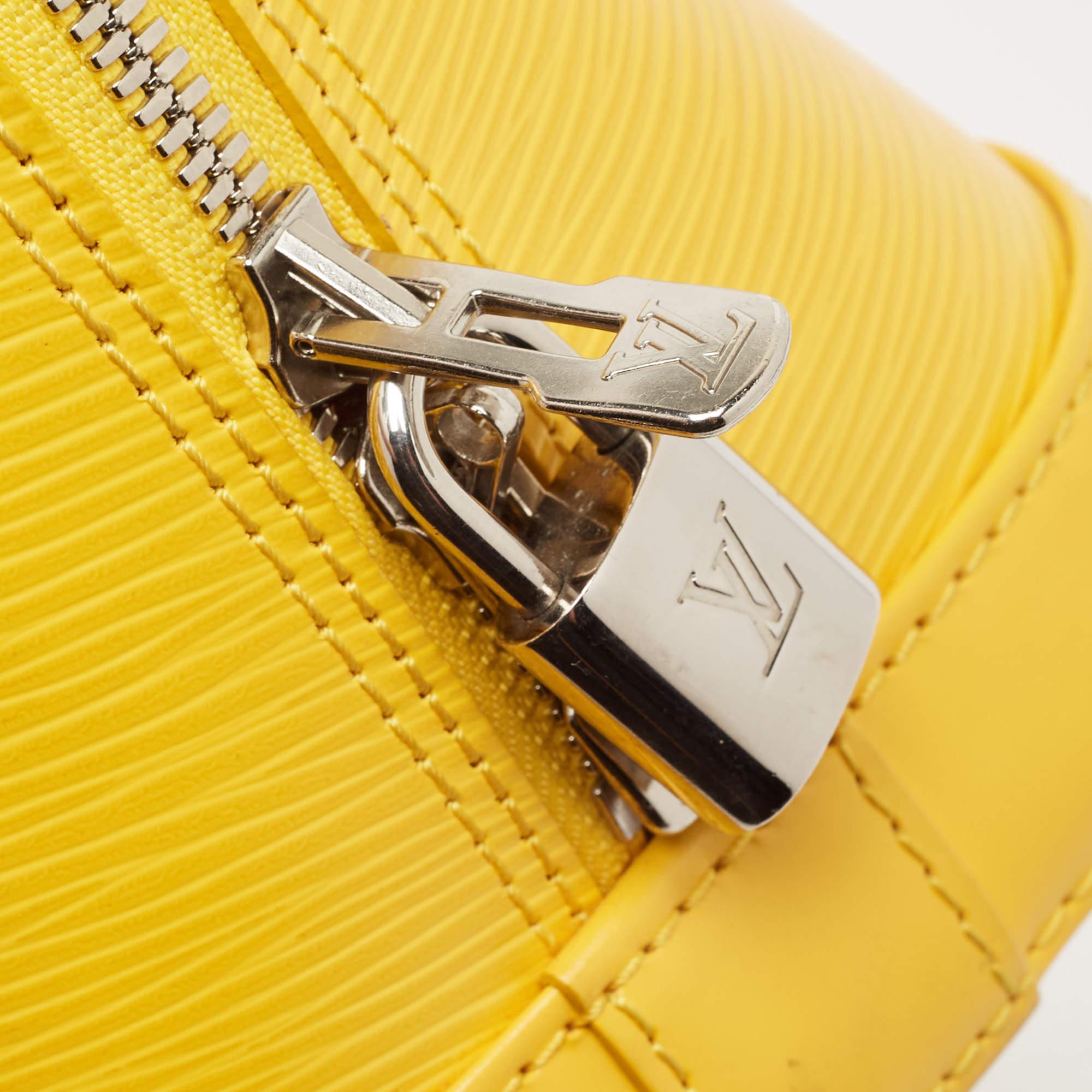 Louis Vuitton Tassil Yellow Epi Leather Alma PM 12