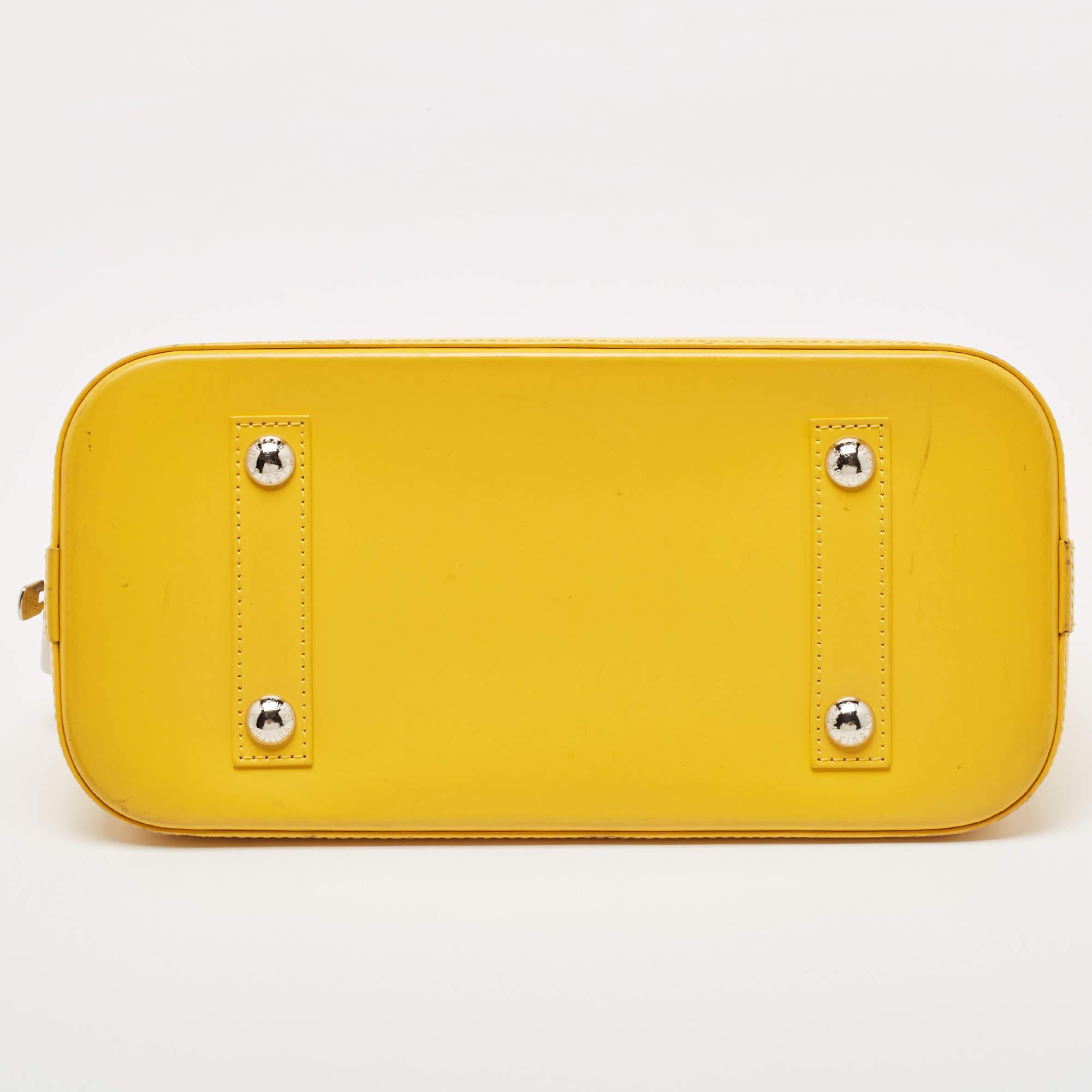 Louis Vuitton Tassil Yellow Epi Leather Alma PM 1