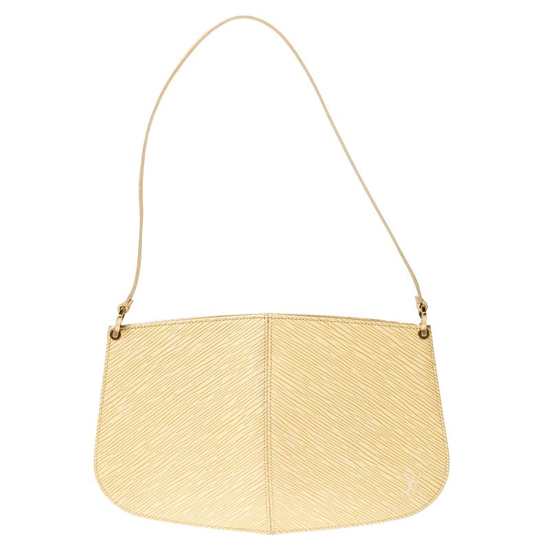 louis vuitton epi yellow pochette