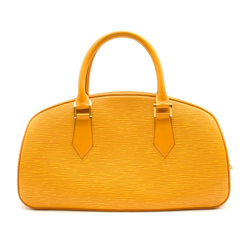 Louis Vuitton Tassil Yellow Epi Leather Jasmin Bag 30cm In Excellent Condition For Sale In London, GB