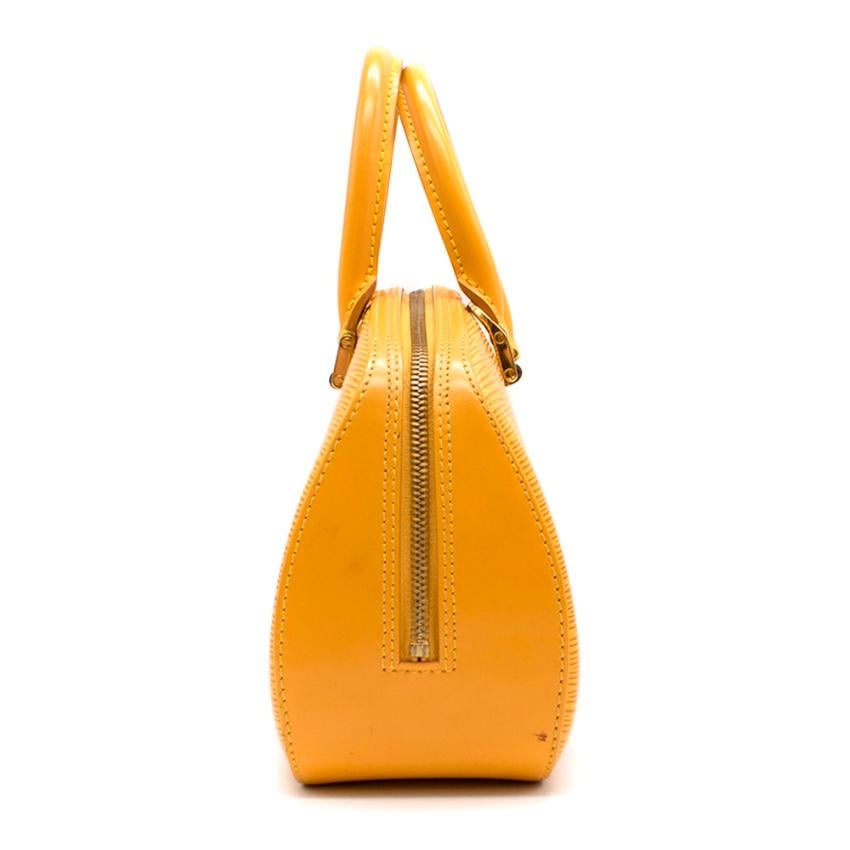Jasmin-Tasche aus Epi-Leder von Louis Vuitton, gelb, 30 cm im Zustand „Hervorragend“ in London, GB