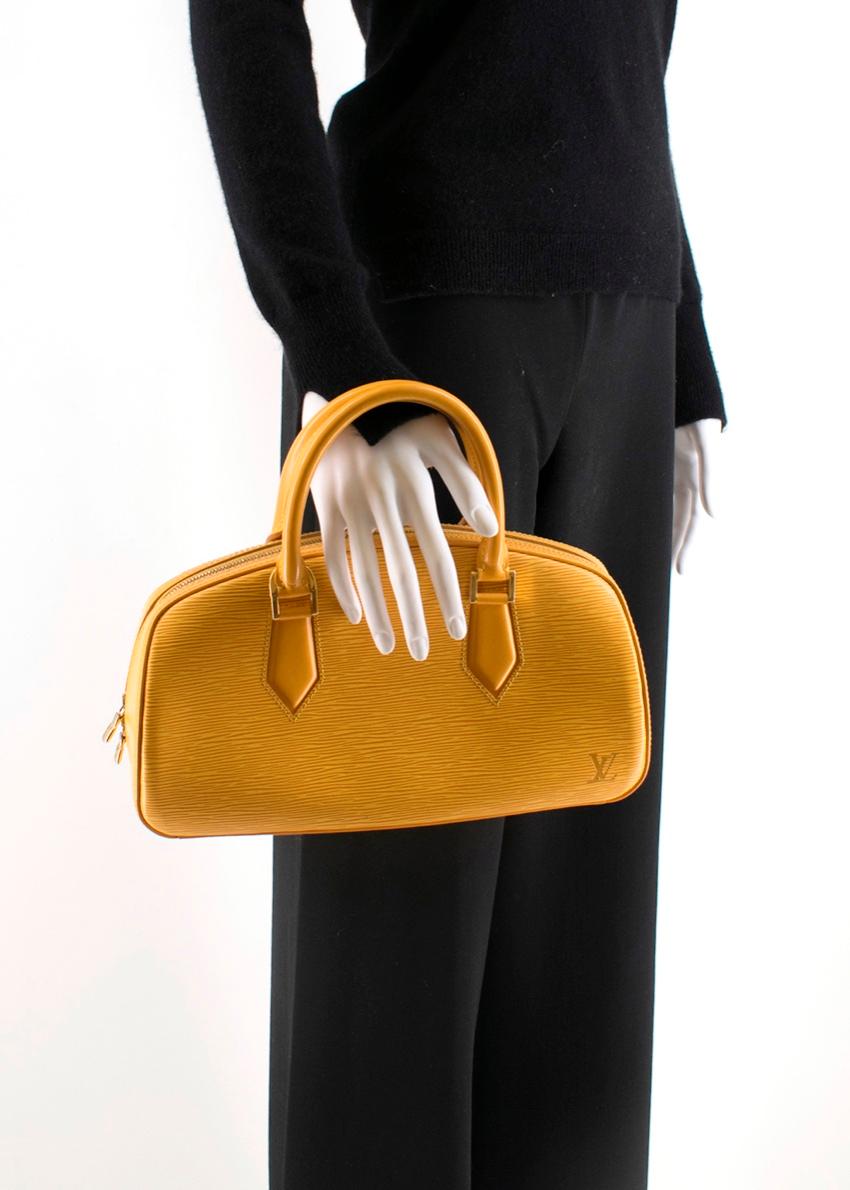 Louis Vuitton Tassil Yellow Epi Leather Jasmin Bag 30cm For Sale 2