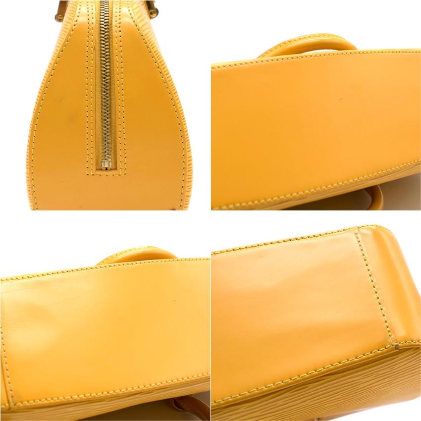 Louis Vuitton Tassil Yellow Epi Leather Jasmin Bag 30cm For Sale 3
