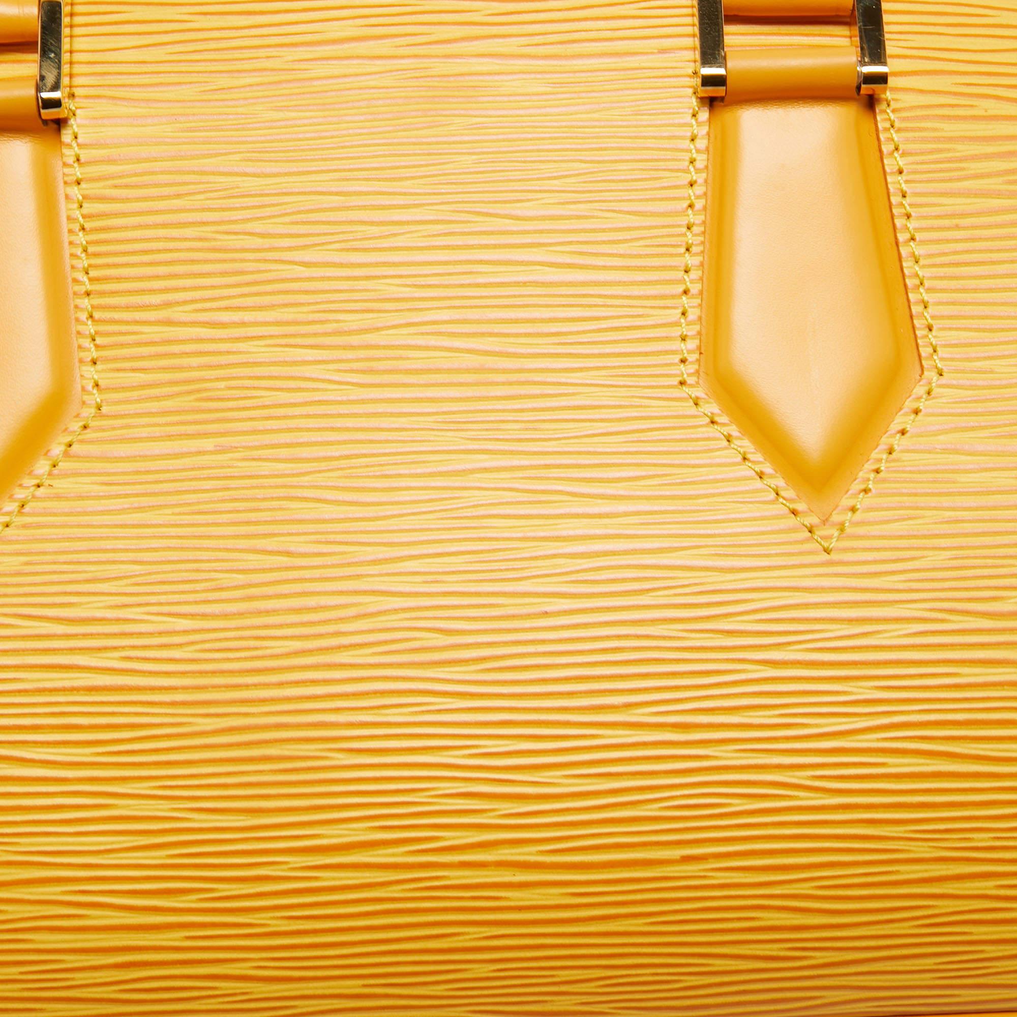 Louis Vuitton Tassil Yellow Epi Leather Jasmin Bag 8