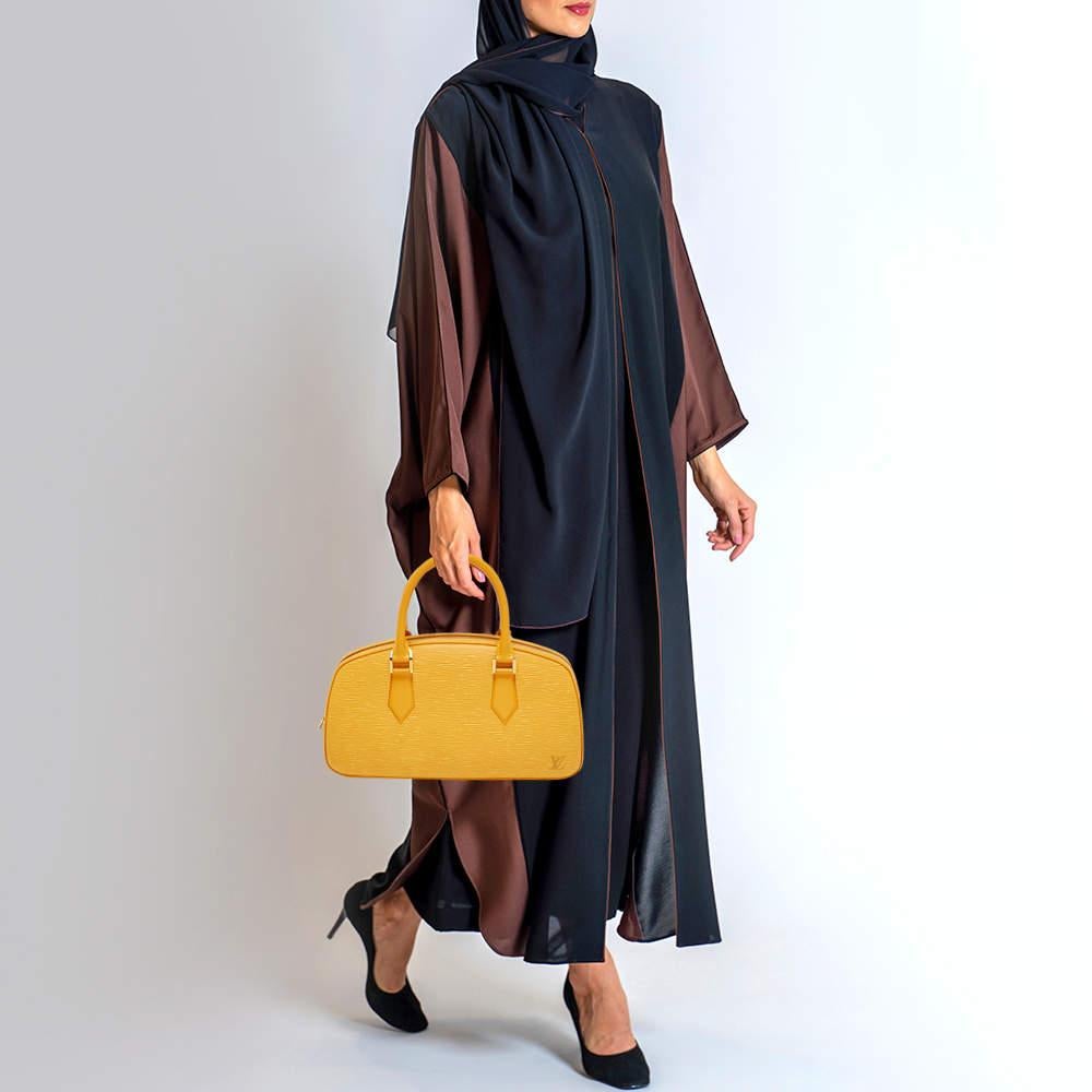Louis Vuitton Tassil Yellow Epi Leather Jasmin Bag In Good Condition In Dubai, Al Qouz 2