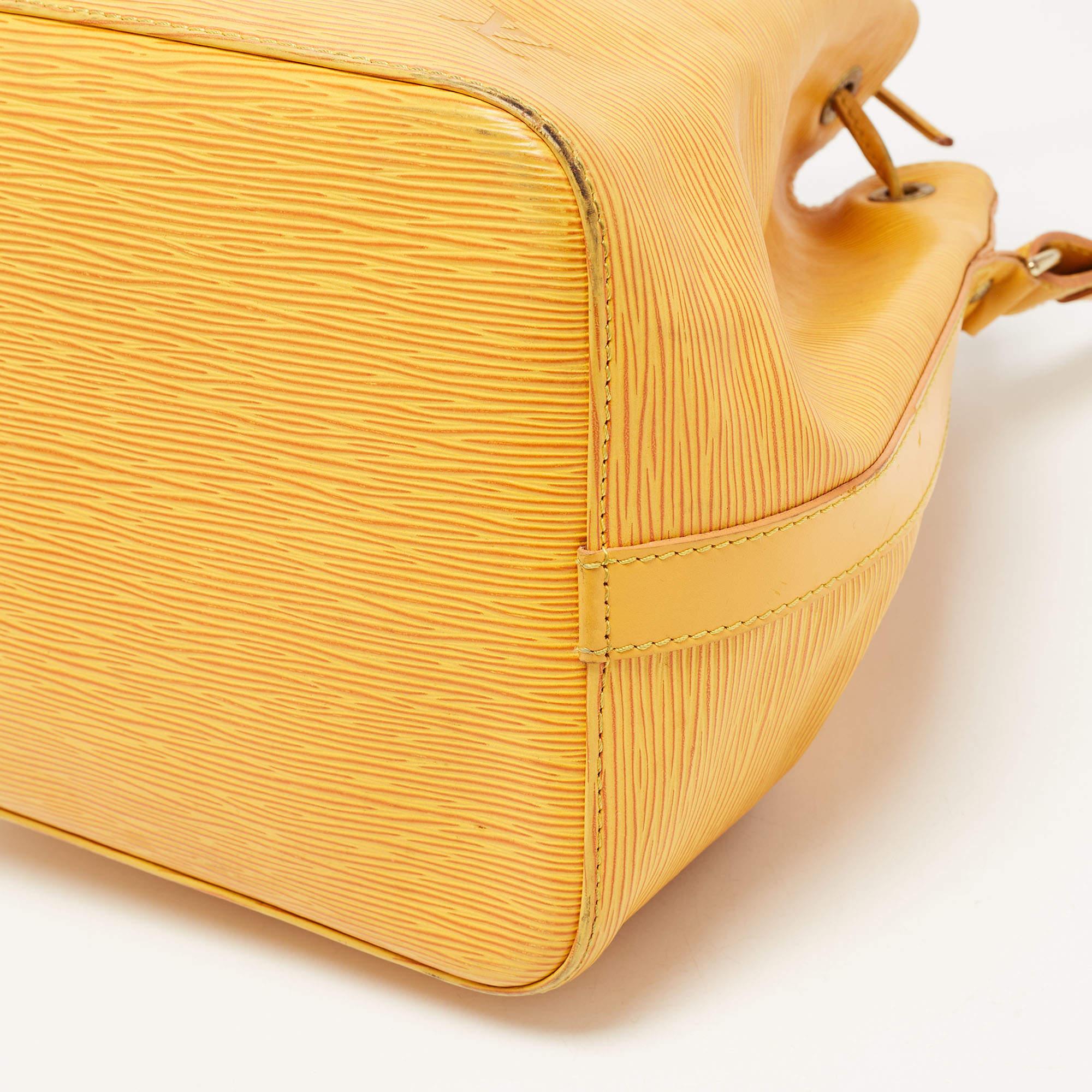 Louis Vuitton Tassil Yellow Epi Leather Neonoe Bag 8