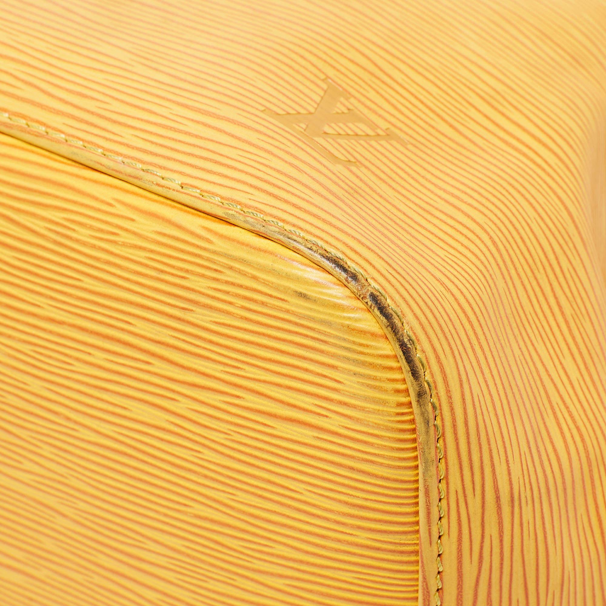 Louis Vuitton Tassil Yellow Epi Leather Neonoe Bag 5
