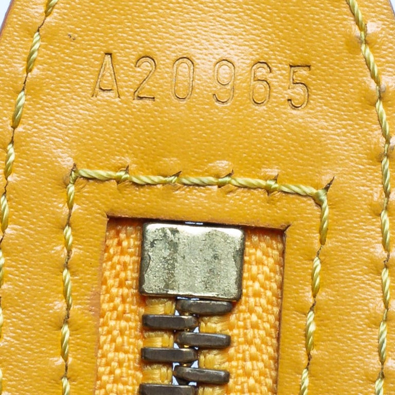 Louis Vuitton Tassil Yellow Epi Leather Saint Jacques PM Bag Louis