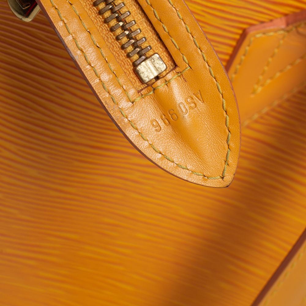 Louis Vuitton Tassil Yellow Epi Leather Saint Jacques Tote GM 6