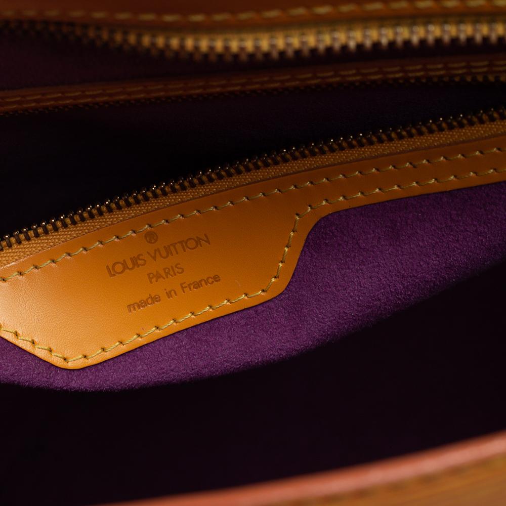 Louis Vuitton Tassil Yellow Epi Leather Saint Jacques Tote GM 5