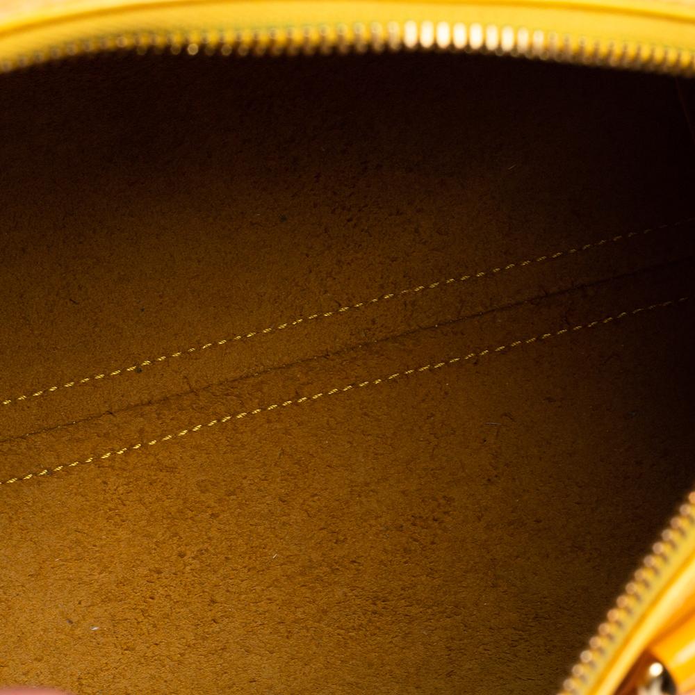 Louis Vuitton Tassil Yellow Epi Leather Speedy 25 Bag 7